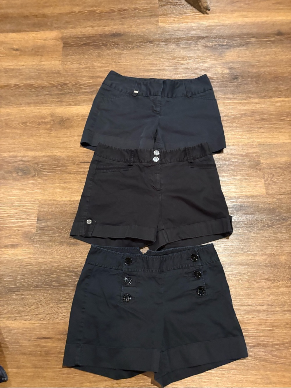 Women's Black Shorts bundle set